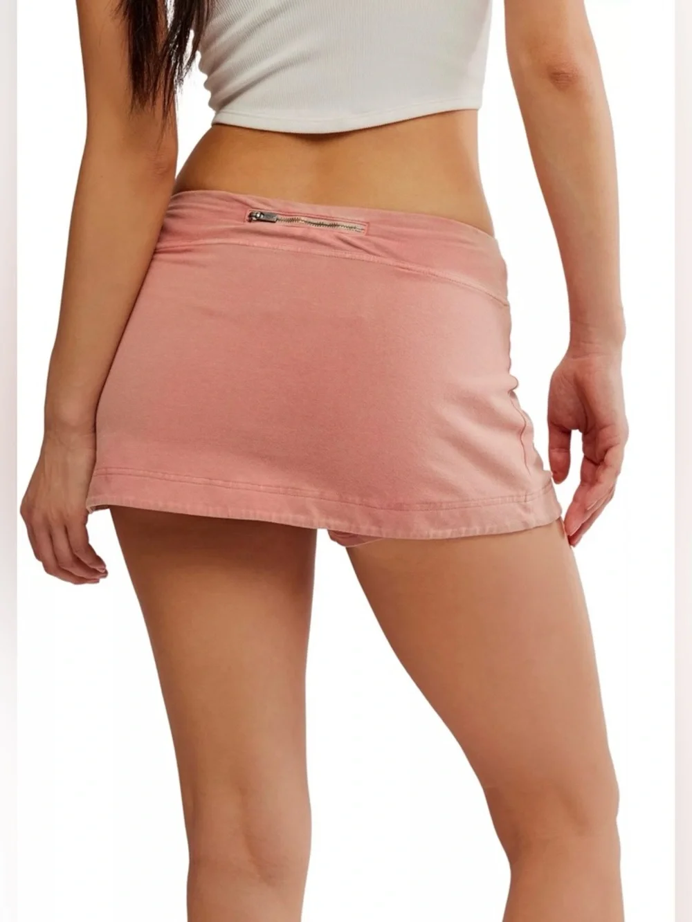 NWT Free People Movement M Hot Shot Mini Skort in Petal Built in Shorts New - Picture 6 of 11